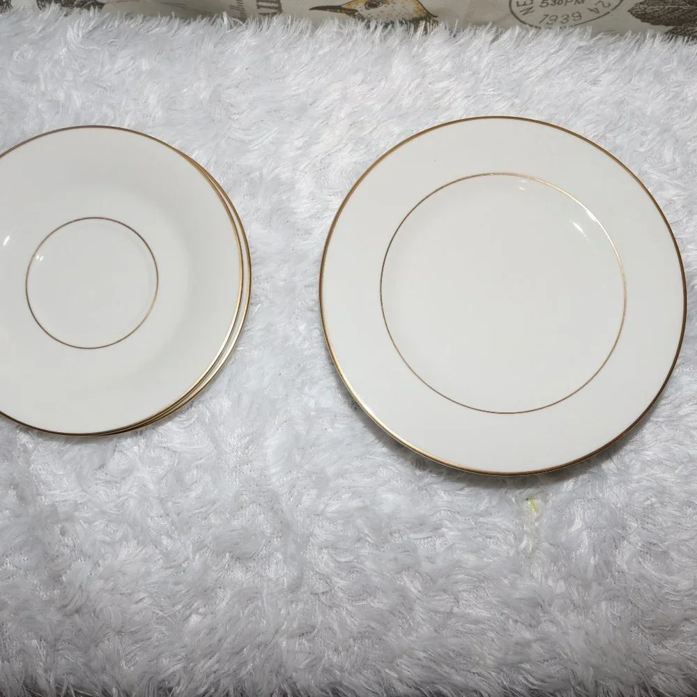 Jamestown Syracuse 5 and 5.5 inches dessert and saucer plates set of 8 vintage